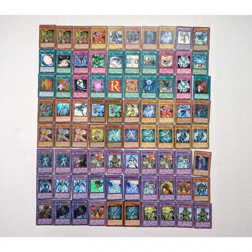 Yu-Gi-Oh‎ Elemental Hero 80 Card Lot Deck Building Super Ultra Ultimate Rares